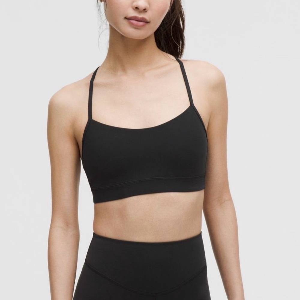 Lululemon Flow Y Black Sports Bra